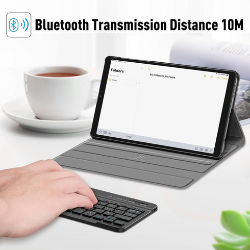 Fintie Keyboard Case for Samsung Galaxy Tab A7 Lite 8.7 Inch 2021 Model, Slim Lightweight Stand Cover with Detachable