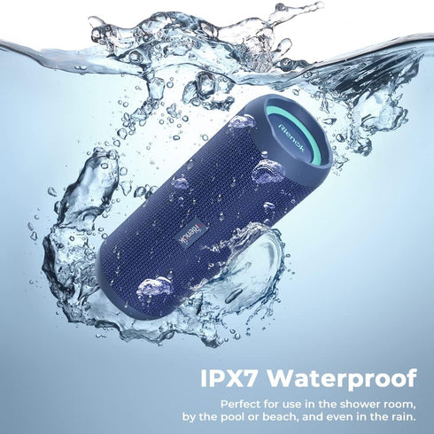 RIENOK Portable Bluetooth Speaker 30W with True Wireless Stereo HD Sound, IPX7 Waterproof