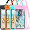 Waterproof Phone Pouch Case w/Lanyard, Cell Phone Dry Bag for iPhone and Galaxy, IPX8 Holder for Vacation Beach Swimming