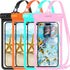 Waterproof Phone Pouch Case w/Lanyard, Cell Phone Dry Bag for iPhone and Galaxy, IPX8 Holder for Vacation Beach Swimming