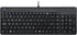 PERIBOARD-220H US Wired Compact USB Keyboard Perixx with 2 Hubs - Black - US English Layout