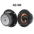 DWEII 2-Pack 2-Inch 4 5W 63mm Ohm Speakers, Audio Round Bass Speakers, DIY Home Amplifier Subwoofers, Coaxial