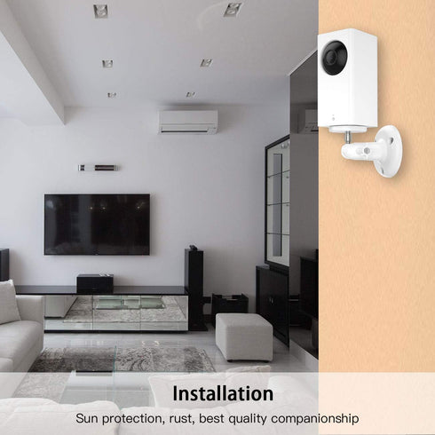 ?Upgraded Version? Indoor/Outdoor Security Wall Mount for All Arlo Camera, Arlo Ultra, Arlo Essential, eufyCam 2 - More Stable and Flexible Arlo Accessories(3-Pack,White)