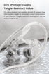 1DD 0.78 2pin Bunny Gaming Earphones with Single Dynamic Dual-Chamber Driver, Wired Earbuds IEM, Monitor with Bass Boot