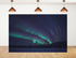 KeyWork 10x7ft Green Aurora Borealis Backdrop Starry Winter Night Scenery Photography Background for