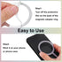 uxcell 3Pcs Magnetic Adapter Ring, Magnetic Sticker Ring Metal Universal Magnet Wireless Charging Conversion Kit