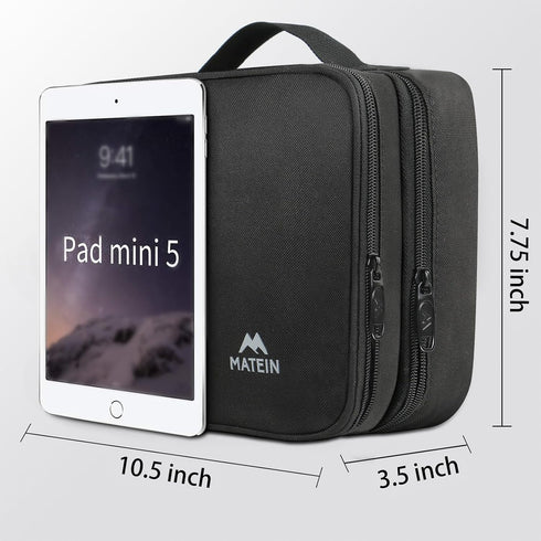 MATEIN Electronics Organizer Travel Case, Water Resistant Cable Organizer Bag for Travel Essentials, Tech Gifts for