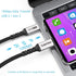 Short USB C to USB C Cable (1.5ft, 2 Packs) - 10Gbps, 100W, 4K Video, Fast Charging for Samsung Galaxy T5, MacBook,