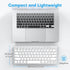 OMOTON Wired Keyboard for Mac, Dual Interface, Comfortable Typing Angle, Stable Connection, Compatible with MacBook,