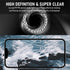 Suoman 3-Pack iPhone 12 Pro Max Camera Lens Protector, 9H Tempered Glass, Metal Frosted Cover, Diamonds-Silver