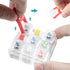 Kailh BOX Switch Tester Mechanical Keyboards 9-Key Switch Testing Tool with Keycap Puller and 18 O Rings, Navy Jade Red
