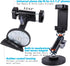 Leenconghui 360 Gym Magnetic Phone Holder Mount with Adjustable Dual Ballhead Magic Arm, Magnet Base Phone Mount