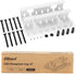 Under Desk Cable Management Tray, 2 Pack White, OSteed Cord Organizer for Desk Wire Management
