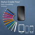 Outus 36 Pieces Stylus Pens, Fiber Tip Series for Universal Touch Screen Devices, Compatible with iPhone, iPad, Tablet