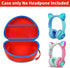 Headphone Case for Riwbox CT-7 Pink, Jack CT-7S Cat Green, 3.5mm for iClever IC-HS01, FosPower Bluetooth Headset