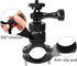 ChromLives Bike Mount for GoPro, 360 Degree Rotation Handlebar Mount for Mountain Bicycle/Motorcycle, Action Camera
