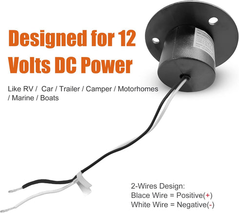 Facon 12V RV USB Charger Socket, QC3.0 Quick Charger USB Type A + Type C PD 18W Wall Mount Charging Port for RV Trailer