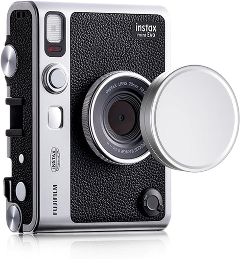 Rieibi Lens Cap for Fujifilm Instax Mini Evo, Anti-Scratches Aluminum Mini Evo Lens Cover