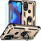 Moto G Pure Phone Case with HD Screen Protector, Military Grade Protective Cases with Ring for Moto G Power 2022