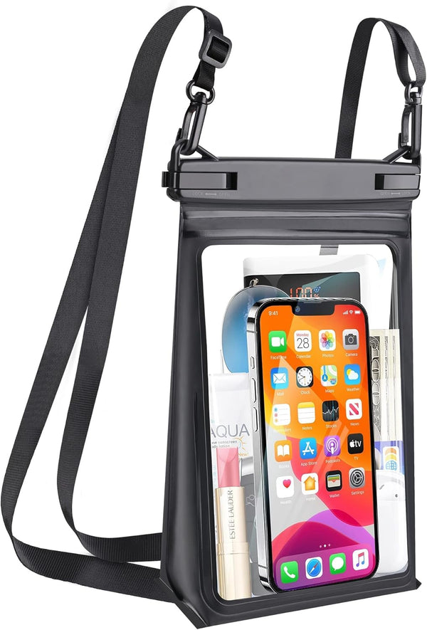 Large Waterproof Phone Pouch, Floating Dry Bag for iPhone 14 13 12 11 Pro Max Galaxy S22 S21, Universal Dry Pouch for