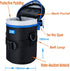 JJC Water Resistant Deluxe Lens Pouch Case Bag, Compatible with Canon RF 85mm f2 Macro/EF 100-300mm/ EF 75-300mm III USM/EF 135mm 2L /24-70mm 4L IS USM, NK 70-300mm f4-5.6G/ 55-300mm 4.5-5.6