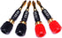 CNCESS CESS-061 Spade Fork Binding Post to Banana Plugs Speaker Adapter, 4 Pack