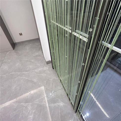 Decorative Door String Curtain Wall Panel Fringe Window Room Divider Blind for Wedding, Coffee House, Restaurant -