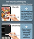 Stylus Pens for Touch Screens, 2-in-1 High-Sensitivity Stylus for iPad, Compatible with All Common Touch Screen Devices