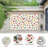 GNAKT AREWG 13x6ft Summer Garage Door Banner Cover Ice-Cream Cherry Starfish Garage Door Decoratons Banner for Indoor