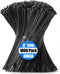 XINGO 1000 PCS Black Zip Ties 8 Inch, 60 LBS Tensile Strength,