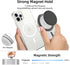 Grippopso 17 16 15 14 13 for Magsafe Phone Grip, Magnetic Phone Grip Holder with Adjustable Stand, Magneticc