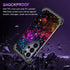Miqala S26 S26 5G,Colorful for Galaxy Ultra Case,Glow in The Dark Three Layer Heavy Duty Shockproof Protection Hard