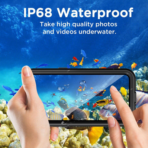 AICase Waterproof Case for iPhone 15 Pro, IP68 Certified Full Body Protection, Snowproof Dustproof with MagSafe (6.1")