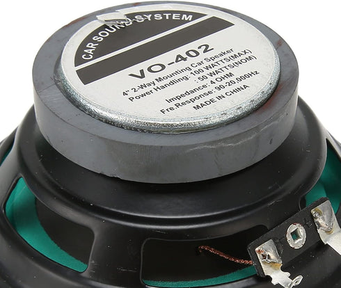 Car Speakers, 100W 4 Inch Loudspeaker, Wear Resistant High Fidelity Coaxial Loudspeaker for Car Sound Systems