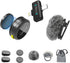 Vislla Mini Microphone for iPhone & Android, Furry Windscreen, Noise Cancelling Wireless Lavalier
