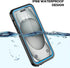 Waterproof Case for iPhone 15 Plus, Shockproof IP68 Full-Body Sturdy Cover, Built-in Screen Protector, Durable