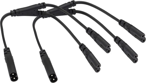 AAOTOKK (2 Pack) IEC 320 C8 to Dual C7 Y Splitter Power AC