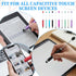 Heeshbou 30 2-In-1 1.0mm Pcs Beadable Pens Bulk Beadable Stylus Pen for Touchscreen Plastic Bead Pens Kit Handwriting