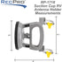 RecPro Suction Cup RV Antenna Mount - Durable and Reliable