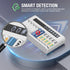 EBL 12-Bay AA AAA Battery Charger Independent LCD Charger for Ni-MH Ni-CD Rechargeable Batteries with Discharge
