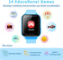 PTHTECHUS Kids Smart Watch Toys, Boys and Girls Smart Watch with Game Music MP3 Player, Video HD Selfie Camera, Alarm