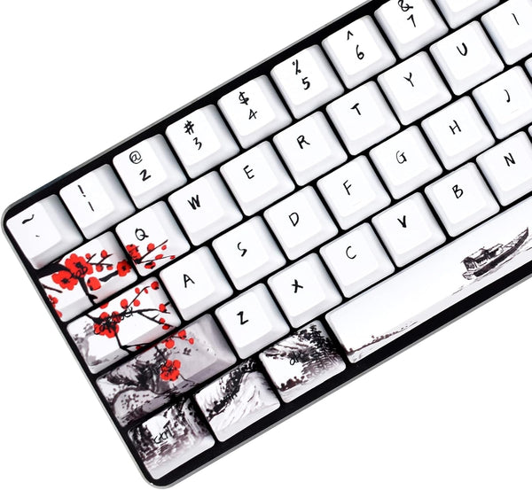 MOLGRIA Keycaps 71 Set for Gaming Mechanical Keyboard - Custom PBT OEM Profile Key caps with Keycap Puller for Cherry