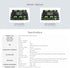 Waveshare Industrial Isolated USB to 4CH RS232 Converter (DB9 Female Interface), Adopts Original FT4232HL Chip,