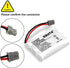 Kruta BT-446 Rechargeable Cordless Phone Battery, Pack of 3 for Uniden BT-446 BT446, BP-446 BP446