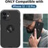 for iPhone 12 Case, iPhone 12 Pro Case, with Built in Screen Protector Heavy Duty Drop Protection Shockproof Dust Proof Protective Phone Cover for Apple iPhone 12/12 Pro Black