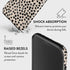 BURGA Phone Case for iPhone 12 Pro Max, Cute Trendy Aesthetic Hard Shell Protection - Almond Latte