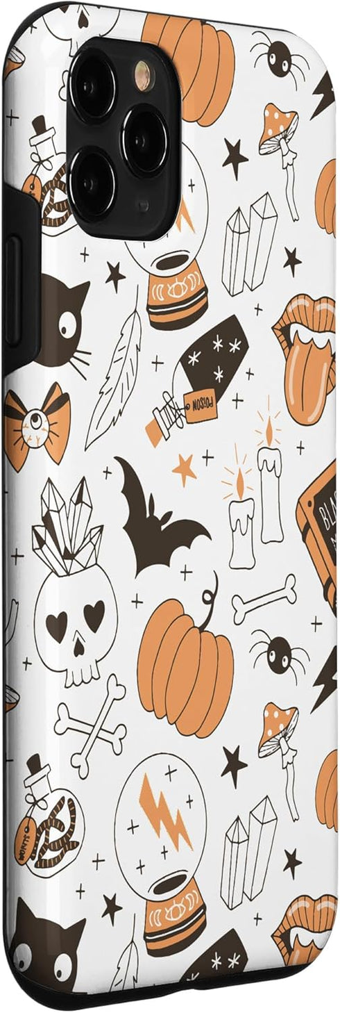 iPhone 11 Pro Case, Vintage Witchy Magical Spiritual Crystals for Halloween 2023