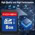 elecacc 8GB (3 Pack), C10 U1 10 4K SD Card SDHC UHS-I Memory Cards Class High-Speed Full HD Video Compatible