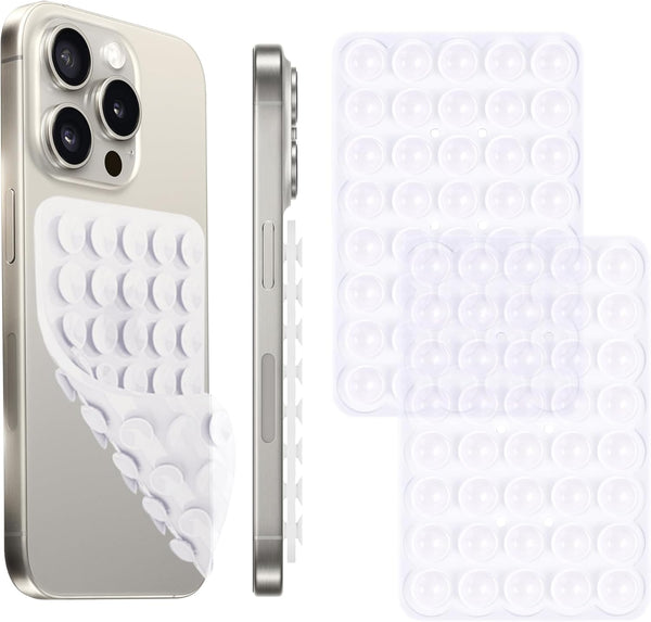 sicitu Silicone Suction Cup Phone Case Mount Double Sided, Phone Accessories Hands-Free Sticky