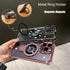 iPhone 14 Pro Max Case with Kickstand, Magnetic Ring Stand, Shockproof Military Grade Protection, Luxury Slim - Pink